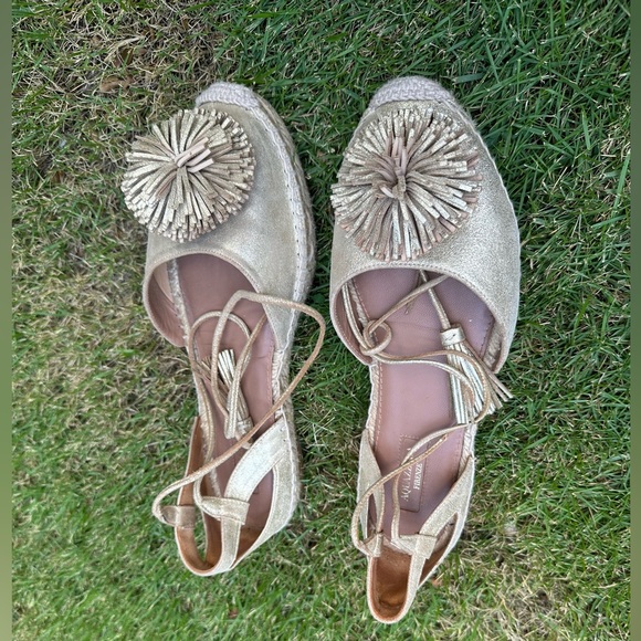 Aquazzura metalic tassel espadrilles - Picture 2 of 4
